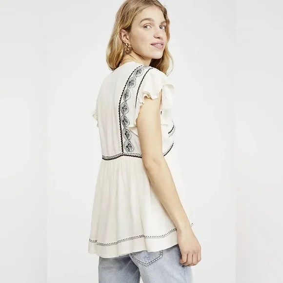 Free People| ‘Falling Water’ Embroidered Tunic - Picture 8 of 12